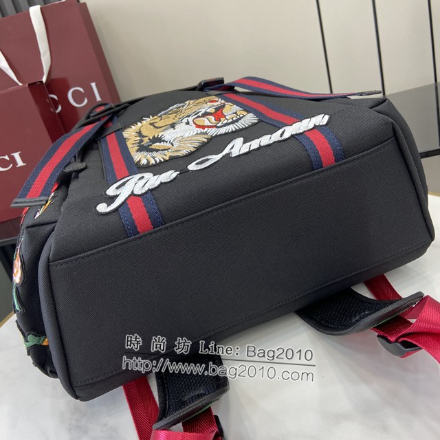 Gucci專櫃古馳最新款男士背包雙肩包 jh2399型號：429037